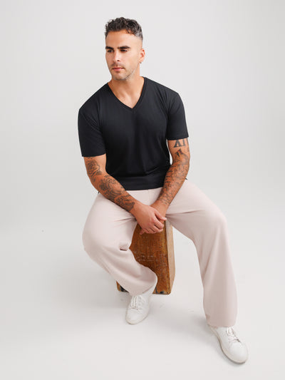Black V-neck 3-pack