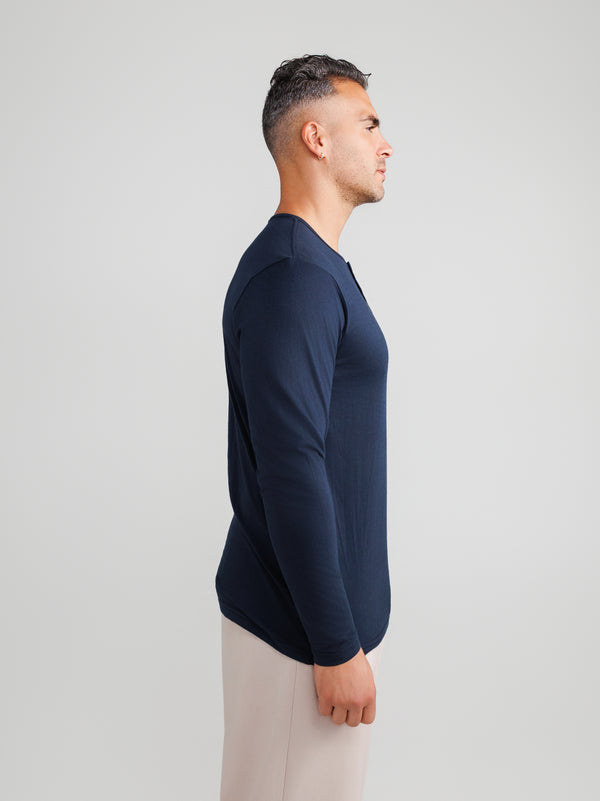 Navy Henley
