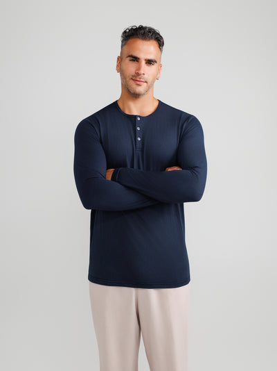 Navy Henley