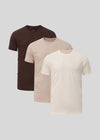 Brown, Taupe, Off white