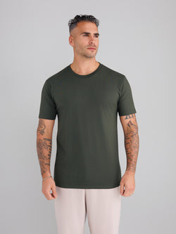 Dark Olive Crew Neck